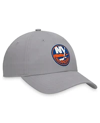 Fanatics Men's Gray New York Islanders Extra Time Adjustable Hat