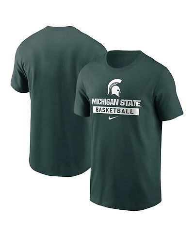 Nike Men's Green Michigan State Spartans Basketball T-Shirt