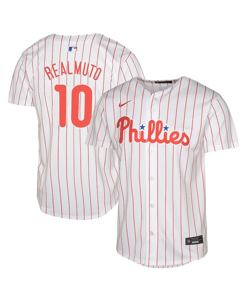 Nike Big Boy's and Girl's J.t. Realmuto White Philadelphia Phillies Home Limited Jersey