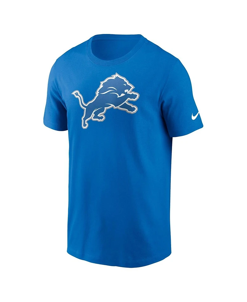 Nike Men's Blue Detroit Lions Primary Logo T-Shirt