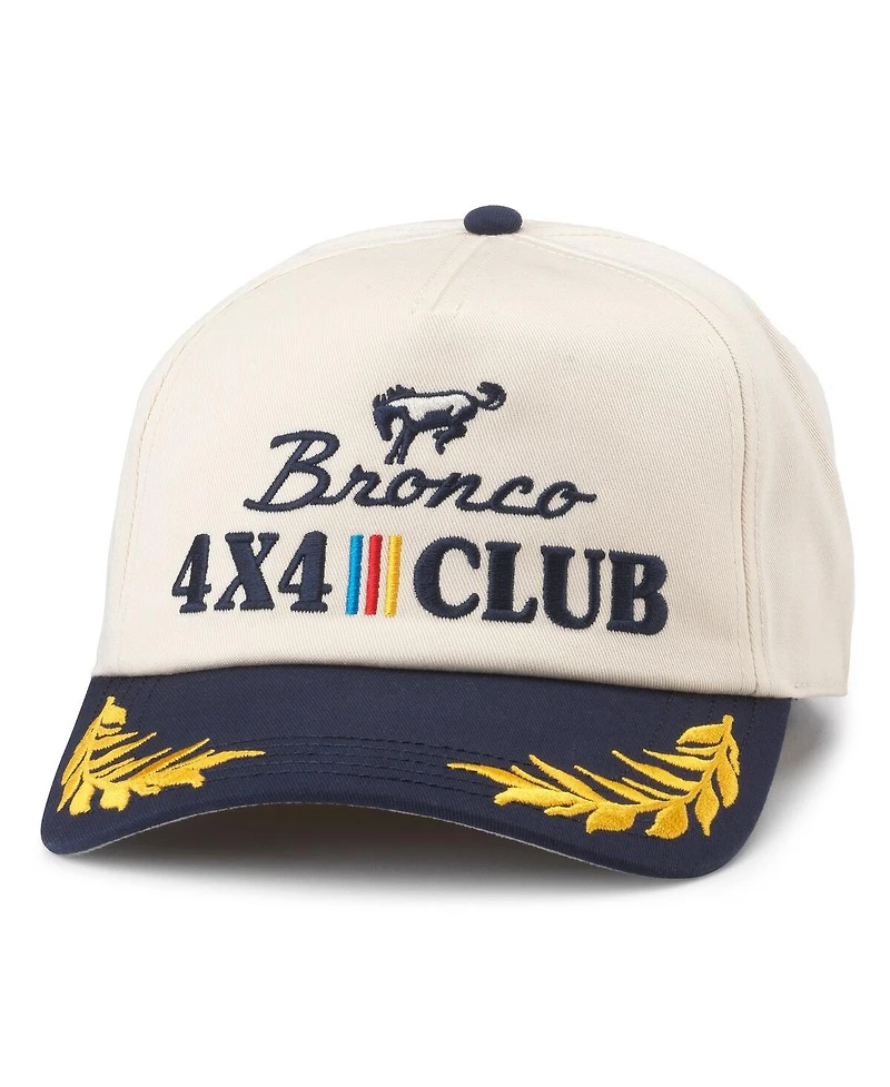 American Needle Men's Natural Bronco Club Captain Adjustable Hat