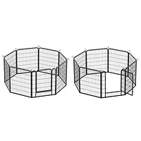 Streamdale Rust-Resistant Pet Wire Fence with Versatile Shapes and Auto Lock