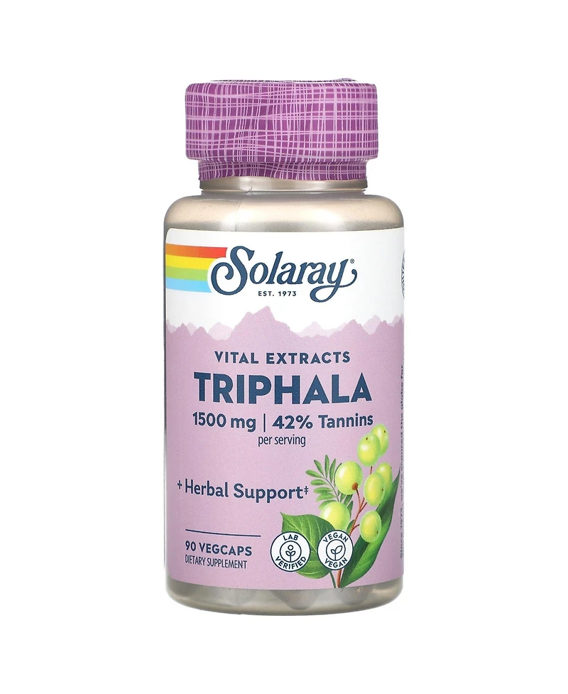 Solaray Vital Extract Triphala - 90 VegCaps