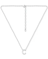 Giani Bernini Initial C Pendant Necklace in Sterling Silver, 16" + 2" extender, Created for Macy's