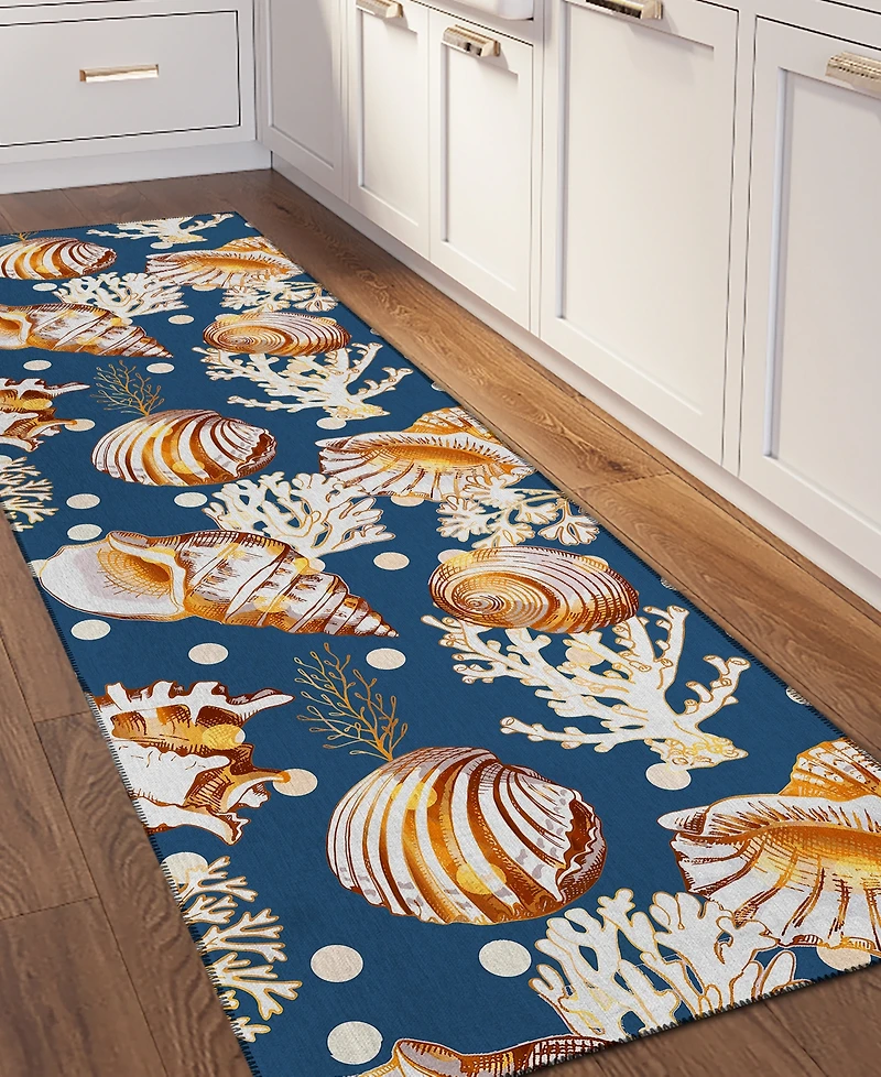 Dalyn Seabreeze Washable SZ6 2'3x7'6 Runner Area Rug