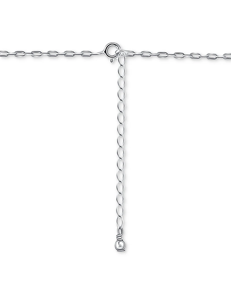 Giani Bernini Initial M Pendant Necklace in Sterling Silver, 16" + 2" extender, Created for Macy's