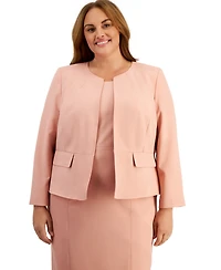 Le Suit Plus Two-Piece Dress