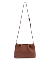 Esin Akan Midi Mayfair Leather Clutch Crossbody Bag