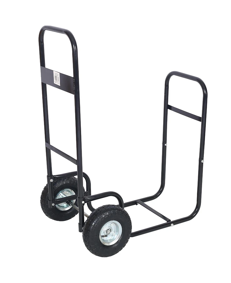 Streamdale Furniture Multipurpose Firewood & Heavy-Duty Cart with 200lb Capacity