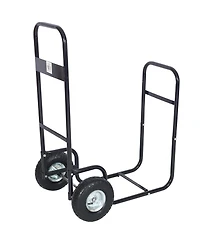 Streamdale Furniture Multipurpose Firewood & Heavy-Duty Cart with 200lb Capacity
