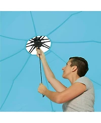 ECR4Kids Lightspeed Outdoors Tall Canopy with Shade Wall, Deep Navy