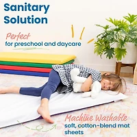 RestZone ECR4Kids Rest Mat Sheet, White, 10-Pack