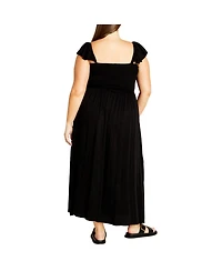 City Chic Plus Tiarne Maxi Dress