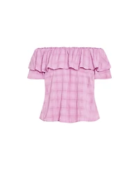 City Chic Plus Christy Off Shoulder Top