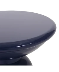 Streamdale Modern Pedestal Side Table Set Sophisticated Flair, Chic Minimalism