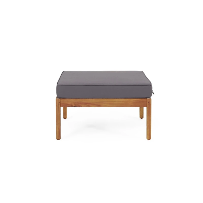 Streamdale Acacia Wood Sofa Chat Set with Cushions