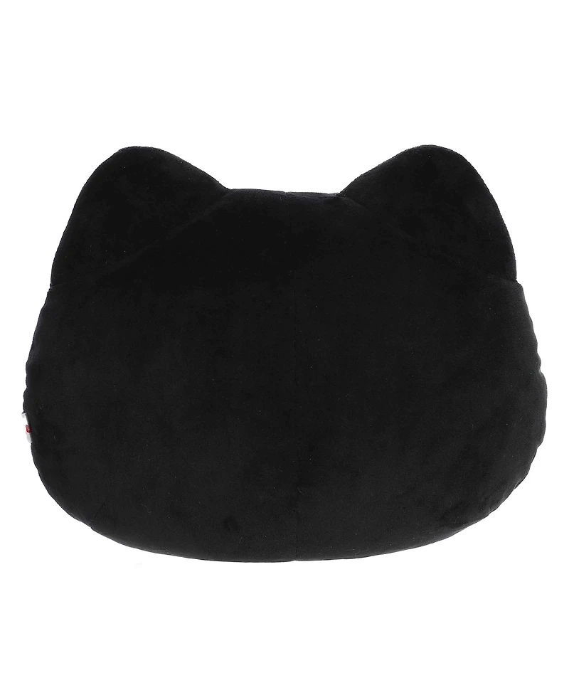 Aurora Medium Meowchi Face Plush Tasty Peach Enchanting Plush Toy Black Sesame 10"