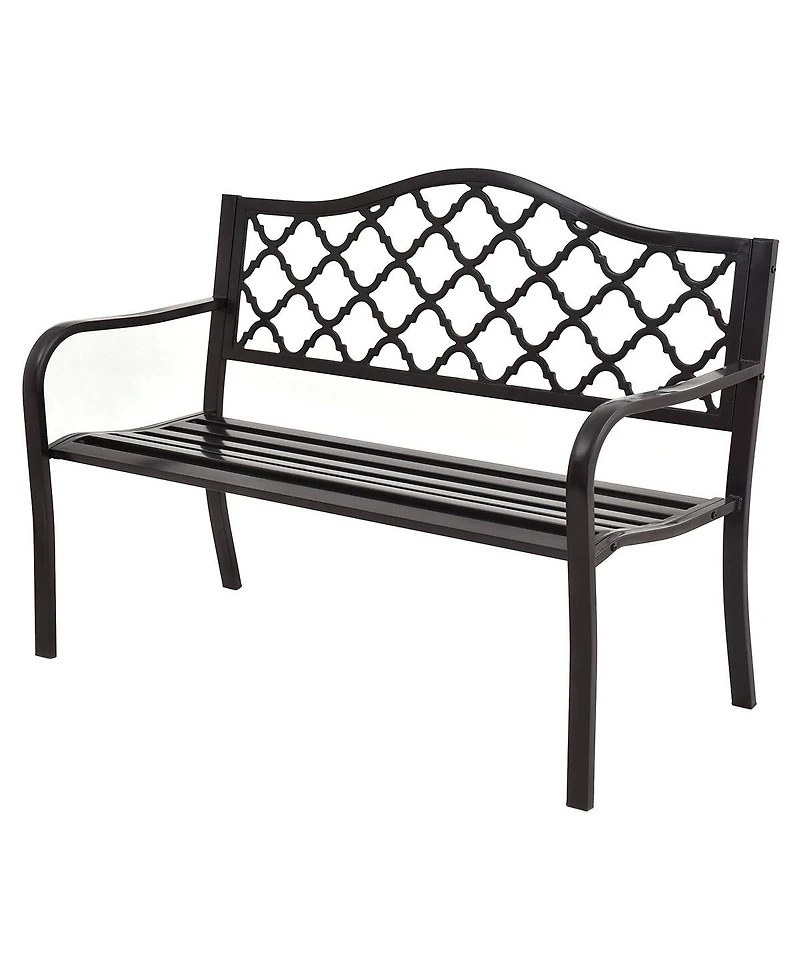 Slickblue 50 Inch Patio Garden Bench Loveseats