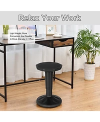 Slickblue Adjustable Active Learning Stool Sitting Home Office Wobble Chair with Cushion Seat