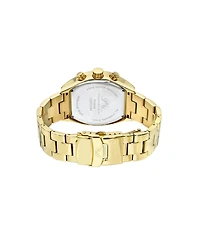 Roman Stainless Steel Gold Tone & Blue Men's Watch 1291CROS