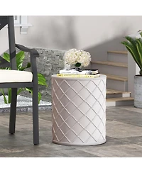 Streamdale Nautical Modern Portable Concrete Side Table
