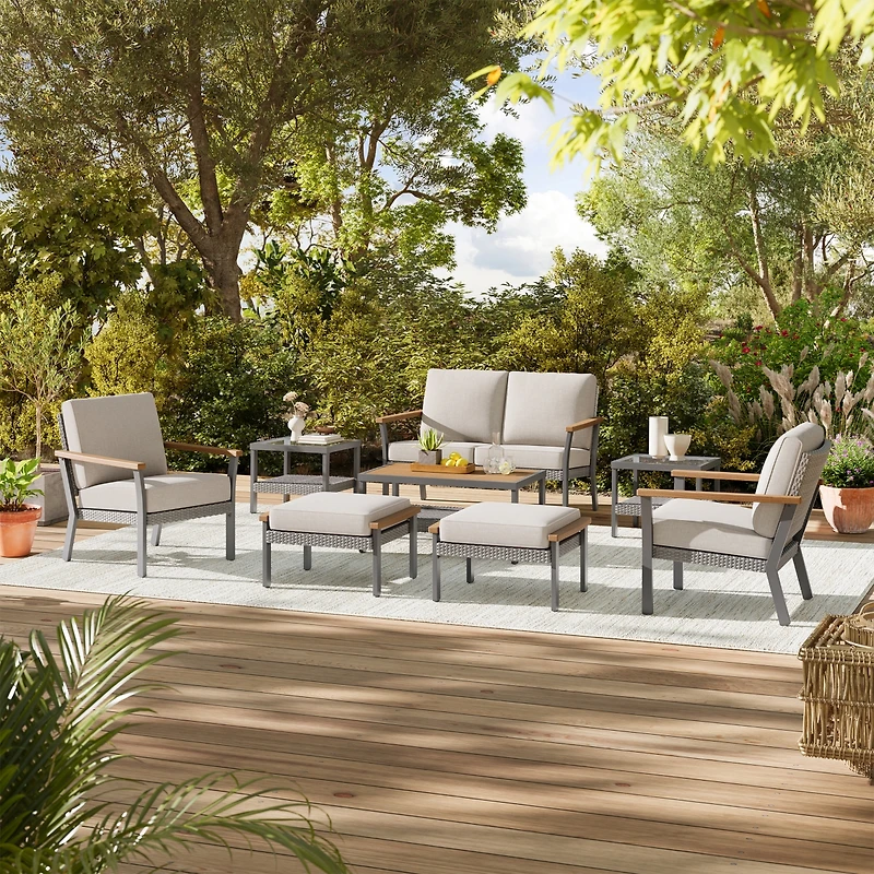 Sencillo 8 Piece Conversation Set