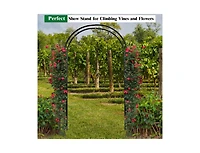 Slickblue 7.2 Feet Garden Decoration Climbing Plants Arch