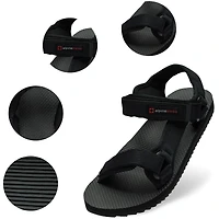 Alpine Swiss Men's Reid Sport Sandals Athletic Open Toe Outdoor Walking Shoe Adjustable Strap Cushion Eva Footbed Durable Stylish Summer Comfort Sanda