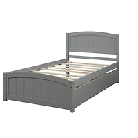 Streamdale Twin Platform Bed With Two Drawers