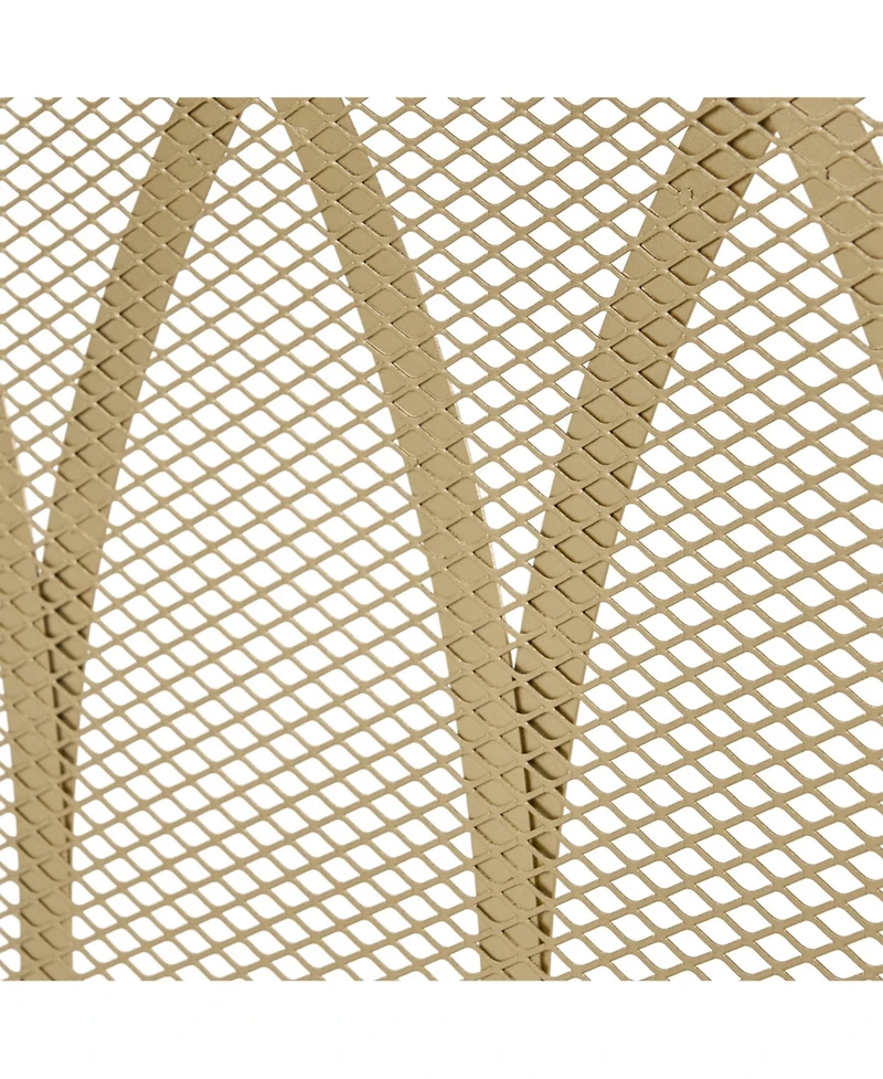 Streamdale Gold Overlap Fire Screen