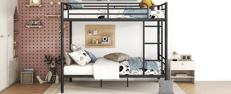Streamdale Full Over Metal Bunk Bed, White