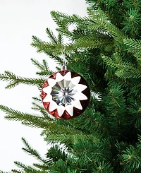 Glitzhome 160ct Christmas Whimsical Red Green Deluxe Boxed Shatterproof Ornaments