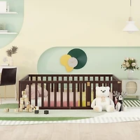 Streamdale Full Size Wood Daybed Frame With Fence