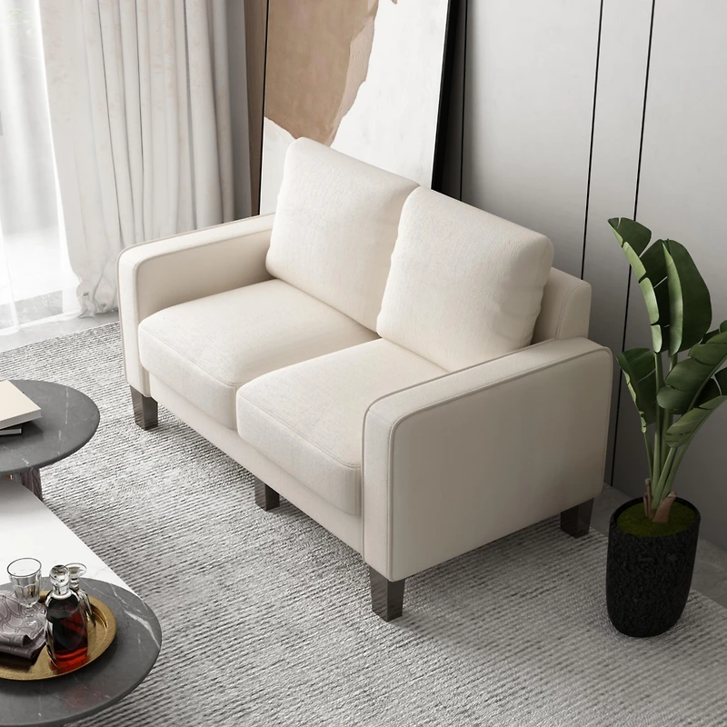 Streamdale Modern Living Room Furniture Loveseat In Fabric