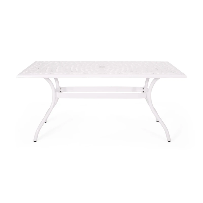 Streamdale Elegant Lattice Design Cast Aluminum Outdoor Dining Table