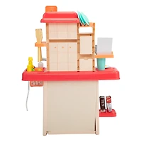 Streamdale Furniture Kids Kitchen Playset Toys - red
