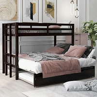Streamdale Twin Over Pull-Out Bunk Bed With Trundle