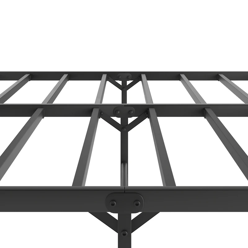Streamdale Furniture Metal Platform Bed Frame With Headboard, Sturdy Metal Frame, No Box Spring Needed(King)