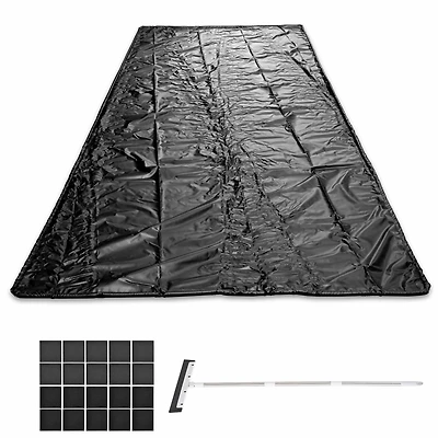 Garage Floor Mat Containment Mat for Suv Snow Mud Rain Compact Size 8'6"x20'