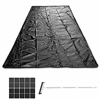 Garage Floor Mat Containment Mat for Suv Snow Mud Rain Compact Size 8'6"x20'