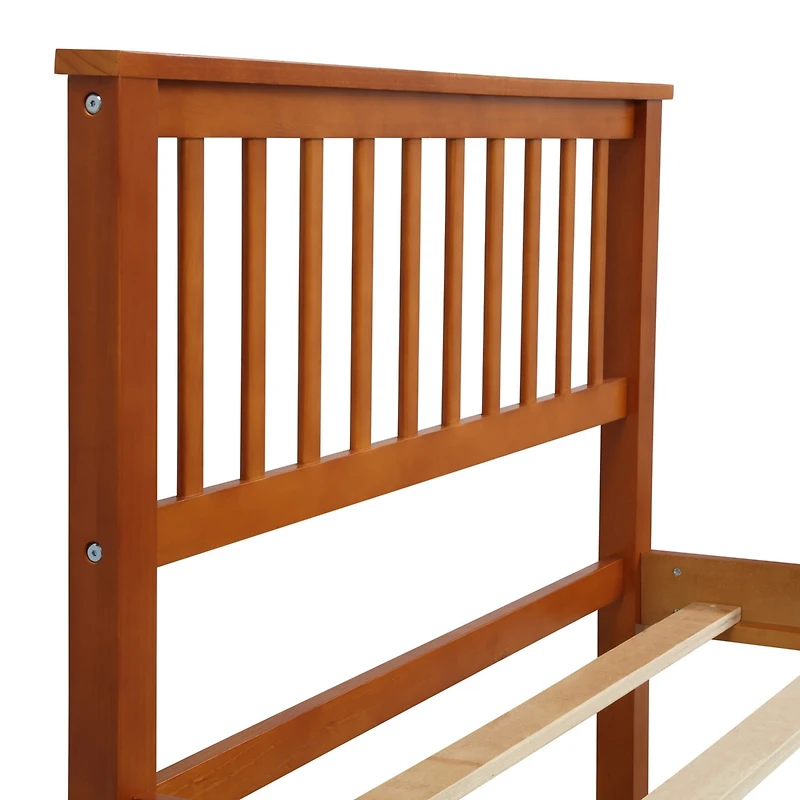 Streamdale Wood Platform Bed With Headboard And Footboard