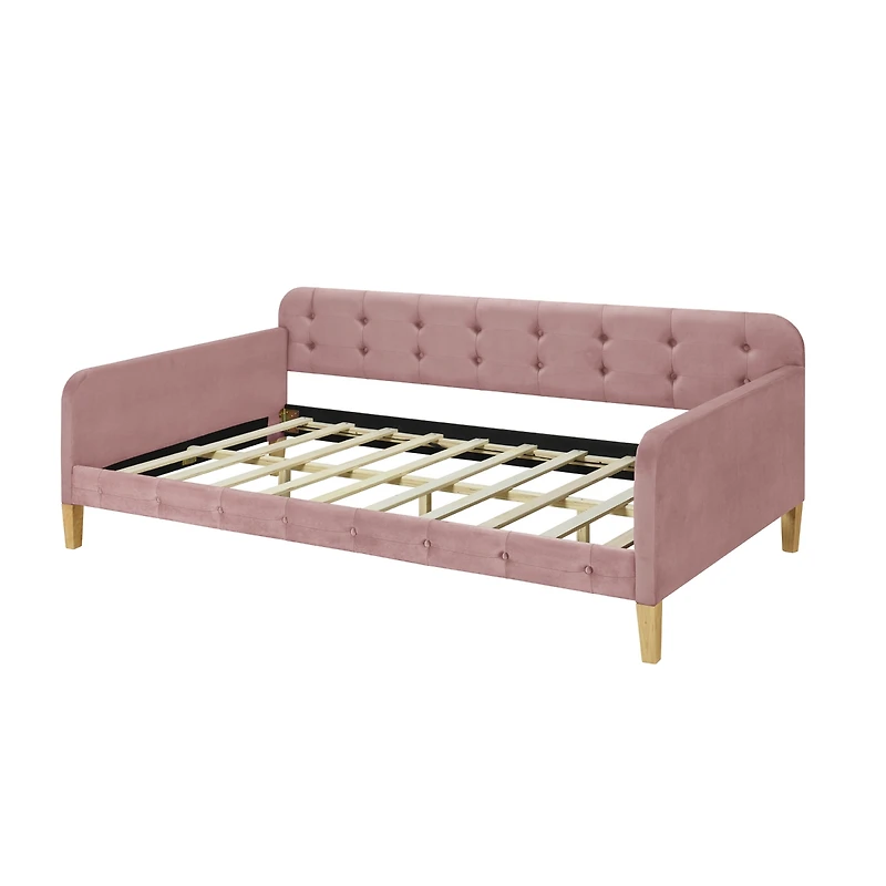 Streamdale Twin Upholstered Daybed With 4 Support Legs