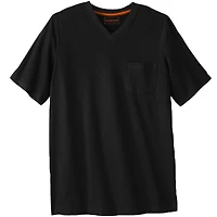 Boulder Creek Big & Tall by KingSize Heavyweight Pocket V-Neck Tee