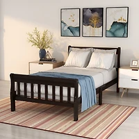 Streamdale Twin Platform Bed Frame with Headboard and Footboard