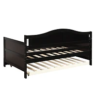 Streamdale Twin Wooden Daybed With Trundle Bed, Sofa Bed For Bedroom Living Room