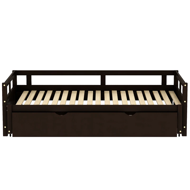Streamdale Extending Daybed With Trundle, Wooden Trundle Twin