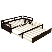 Streamdale Extending Daybed With Trundle, Wooden Trundle Twin