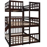 Streamdale Triple Bunk Bed with Ladder and Slide