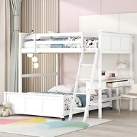 Streamdale Full Over Bunk Bed With Desk