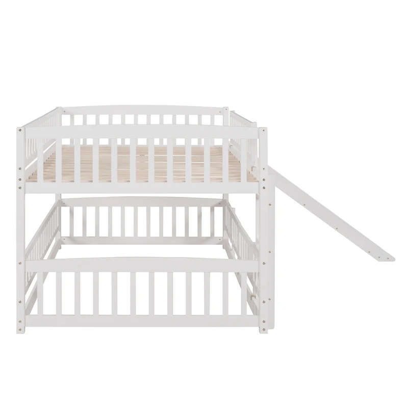 Streamdale Full Over Bunk Bed with Slide and Safety Features